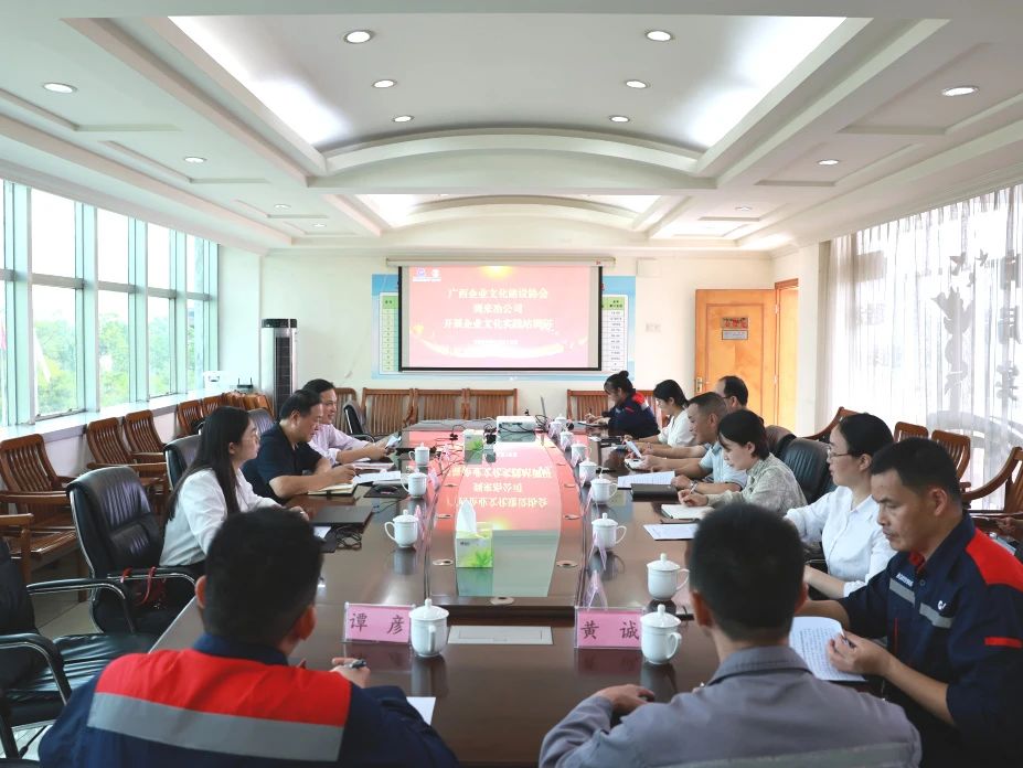 廣西企業(yè)文化建設協(xié)會專家組到來冶公司調研指導國企黨建+企業(yè)文化研究實踐教學站建設